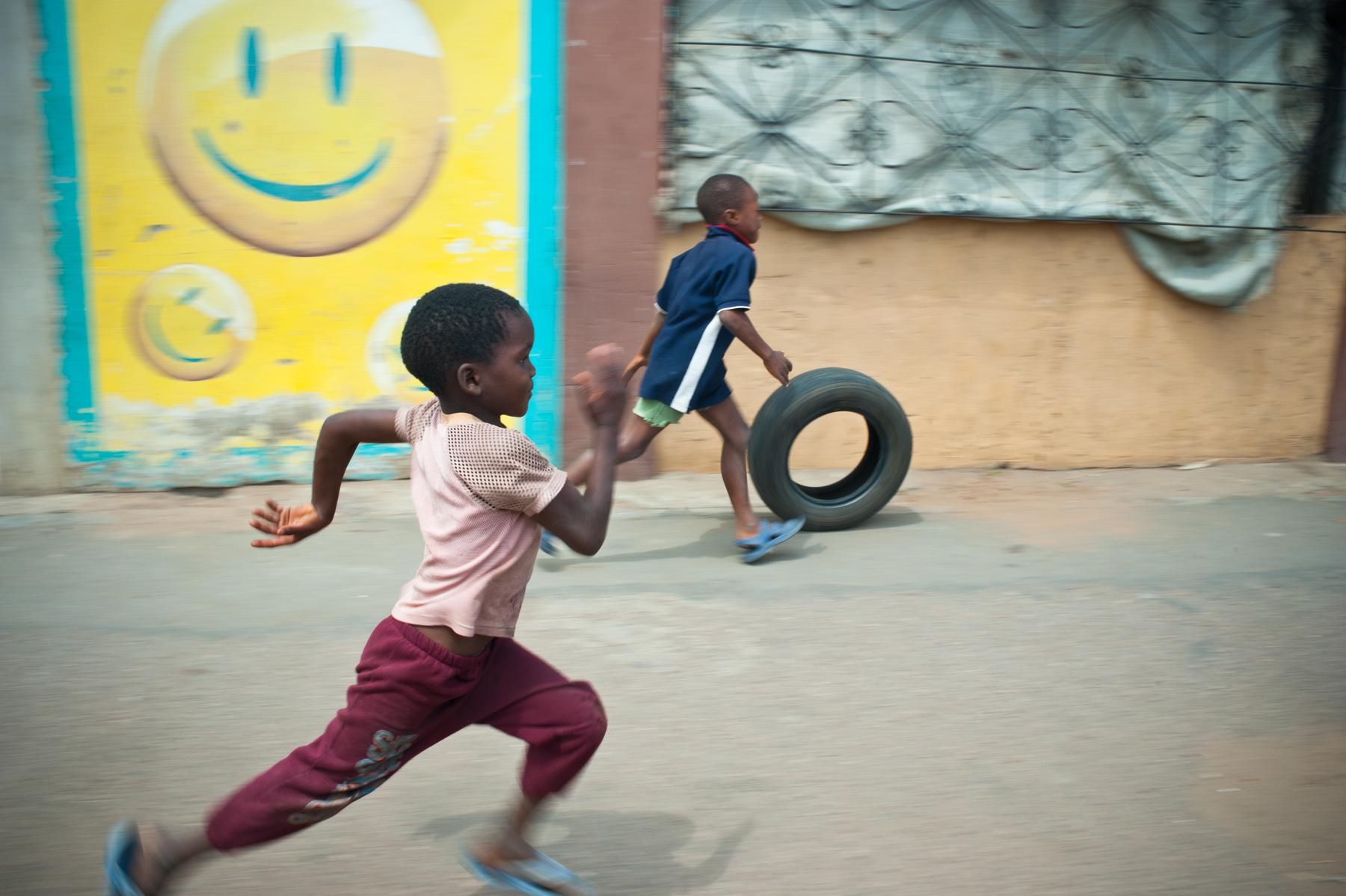 Boys playing - Mozambique